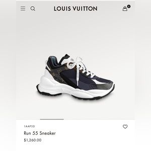 Louis Vuitton RR 55 sneakers size 38.5 women